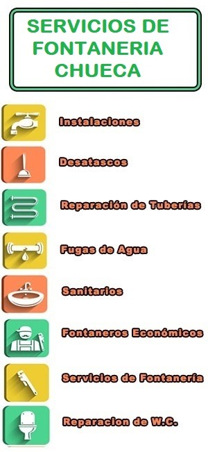 servicios de fontaneria en Chueca